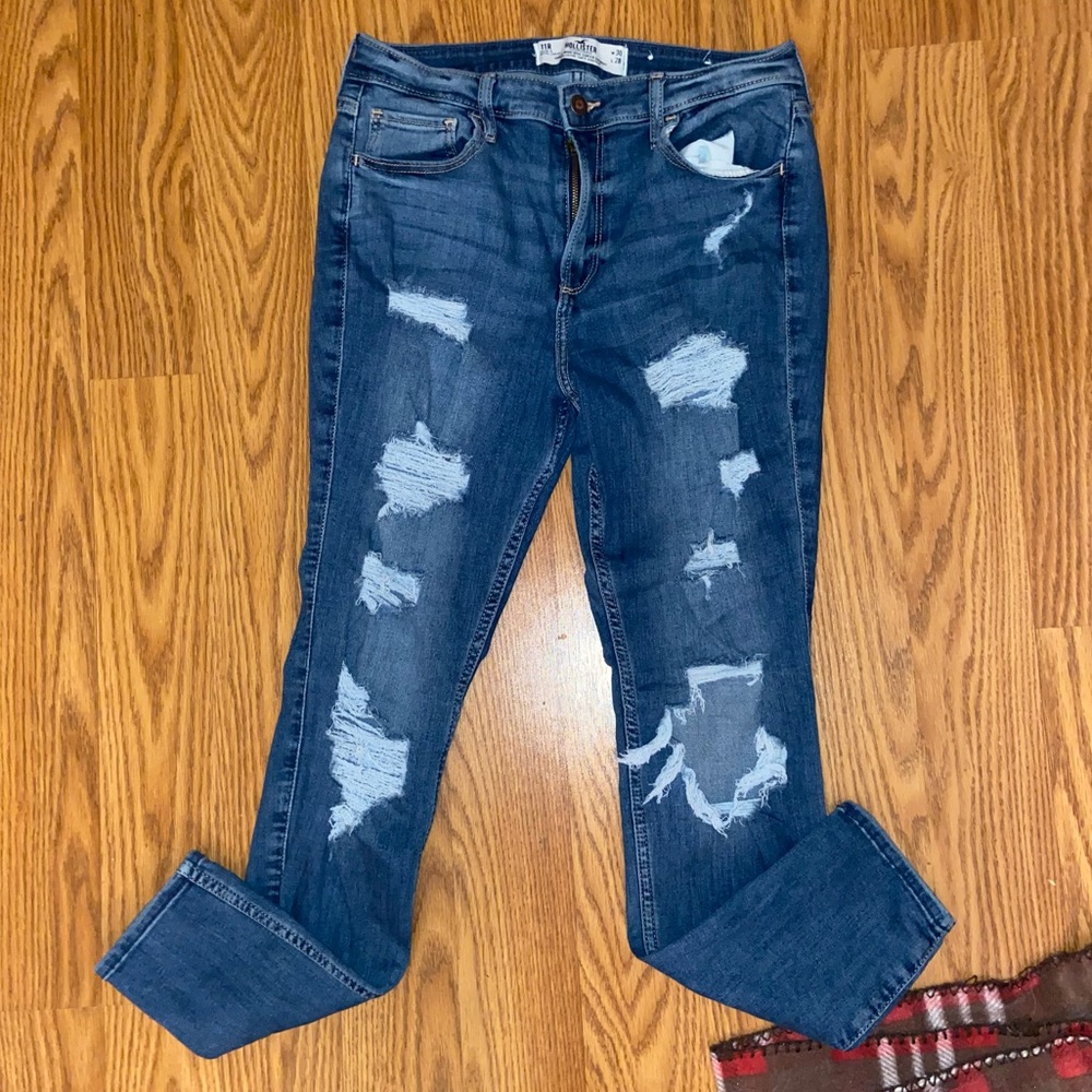 Hollister curvy high rise super skinny jeans